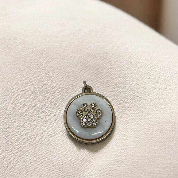 Paw Print Jeweled Pendant - Picture 5 of 5